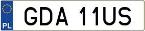 Truck License Plate